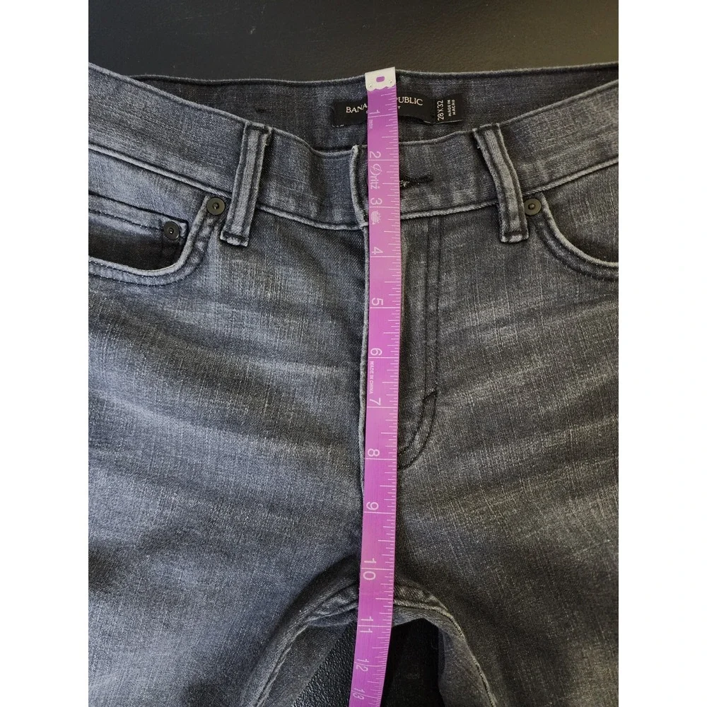 Banana Republic Jeans Slim‎ Fit Skinny Men 28x30 RMD Rapid Movement Denim Gray